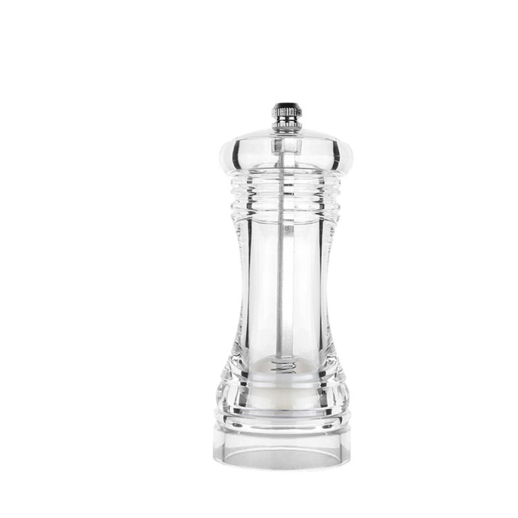 Acryl Transparente Pfeffermühle Manuelle Pfeffermühle Keramikmahlwerk Mehrzweck-Gewürzflasche, 4 Zoll, 5 Zoll, 6 Zoll