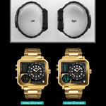 SKMEI 1392 Multifunktions-Outdoor-Sportuhr Business-Doppelanzeige Wasserdichte elektronische Uhr
