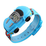 SKMEI 1241 Mode Niedliche Cartoon Auto Kinder Digitaluhr, Gelb, Rot, Blau, Schwarz, Hellblau