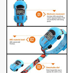 SKMEI 1241 Mode Niedliche Cartoon Auto Kinder Digitaluhr, Gelb, Rot, Blau, Schwarz, Hellblau