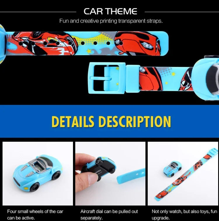 SKMEI 1241 Mode Niedliche Cartoon Auto Kinder Digitaluhr, Gelb, Rot, Blau, Schwarz, Hellblau