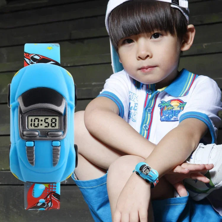 SKMEI 1241 Mode Niedliche Cartoon Auto Kinder Digitaluhr, Gelb, Rot, Blau, Schwarz, Hellblau