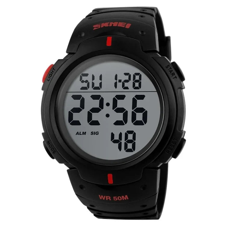 SKMEI 1068 Herren Wasserdichte Outdoor Sport Digitaluhr Studenten Modeuhr, Rot, Grün, Blau, Schwarz, Titanium, Golden, Armeegrün