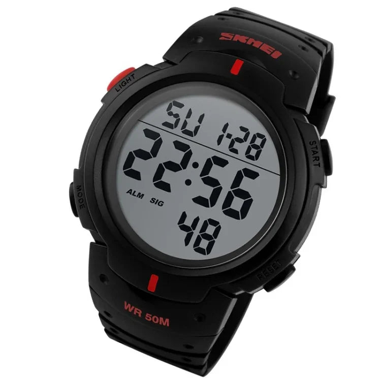 SKMEI 1068 Herren Wasserdichte Outdoor Sport Digitaluhr Studenten Modeuhr, Rot, Grün, Blau, Schwarz, Titanium, Golden, Armeegrün