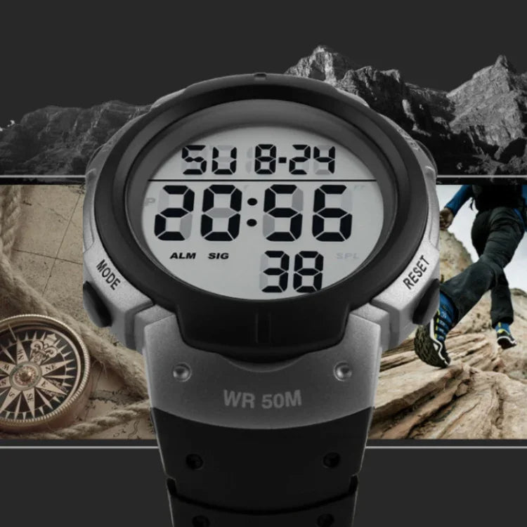 SKMEI 1068 Herren Wasserdichte Outdoor Sport Digitaluhr Studenten Modeuhr, Rot, Grün, Blau, Schwarz, Titanium, Golden, Armeegrün