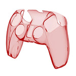 KJH PS5-002 Game Controller Kristallhülle Kabelloser Controller Schutzhülle Transparente Hartschale aus PC für PS5