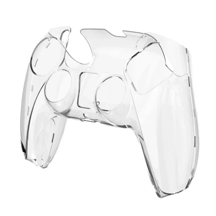 KJH PS5-002 Game Controller Kristallhülle Kabelloser Controller Schutzhülle Transparente Hartschale aus PC für PS5