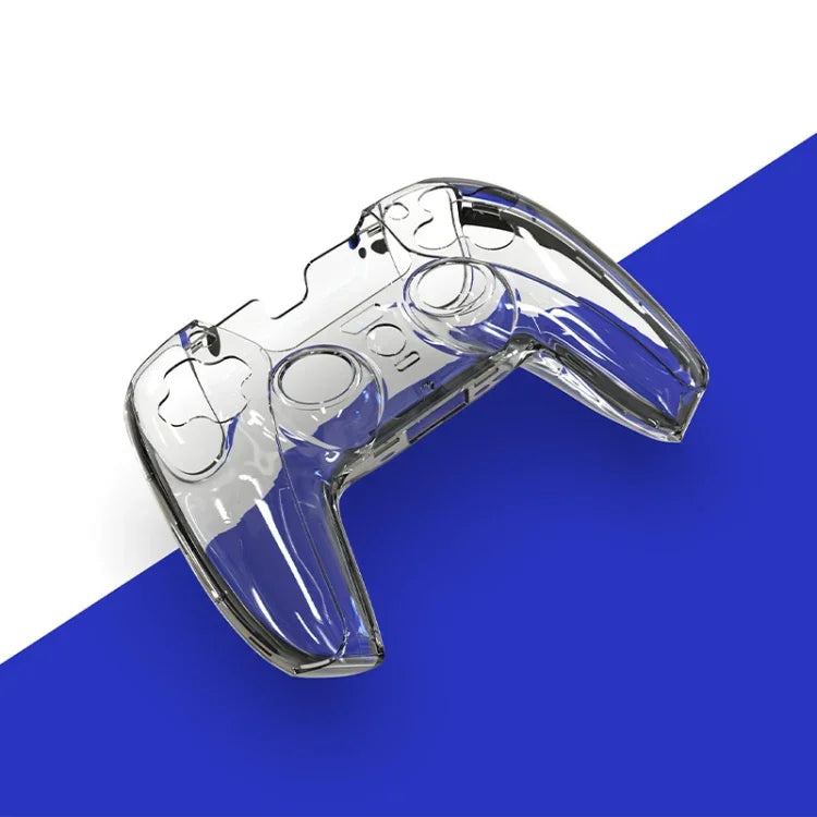 KJH PS5-002 Game Controller Kristallhülle Kabelloser Controller Schutzhülle Transparente Hartschale aus PC für PS5
