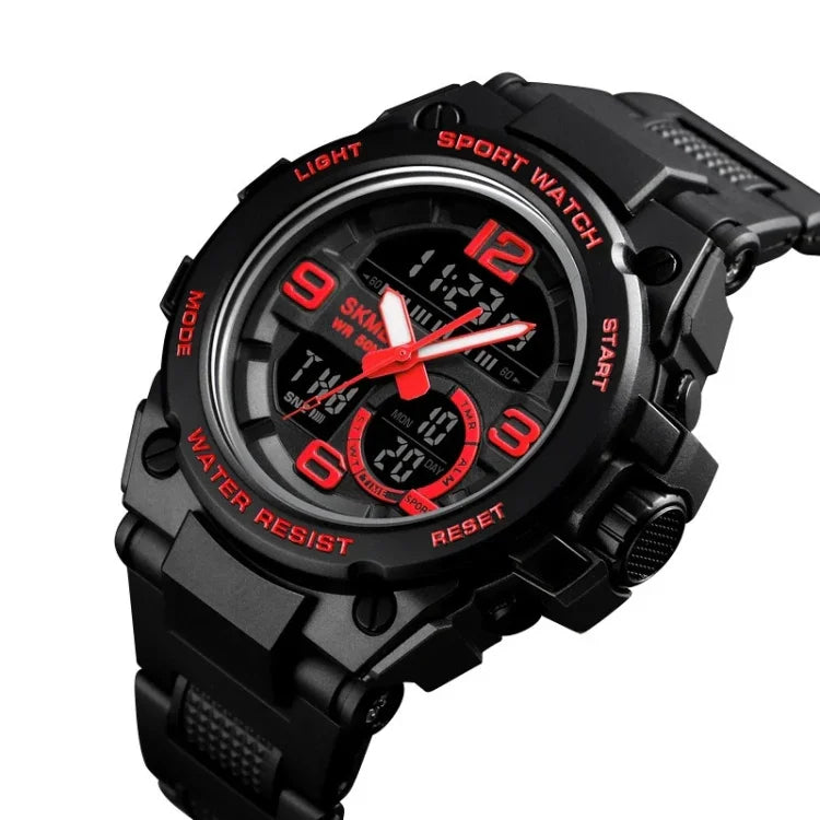 SKMEI 1452 Outdoor Sport Elektronische Multifunktions-Wasserdichte Uhr, Rot, Blau, Schwarz, Golden, Apricot, ArmyGreen