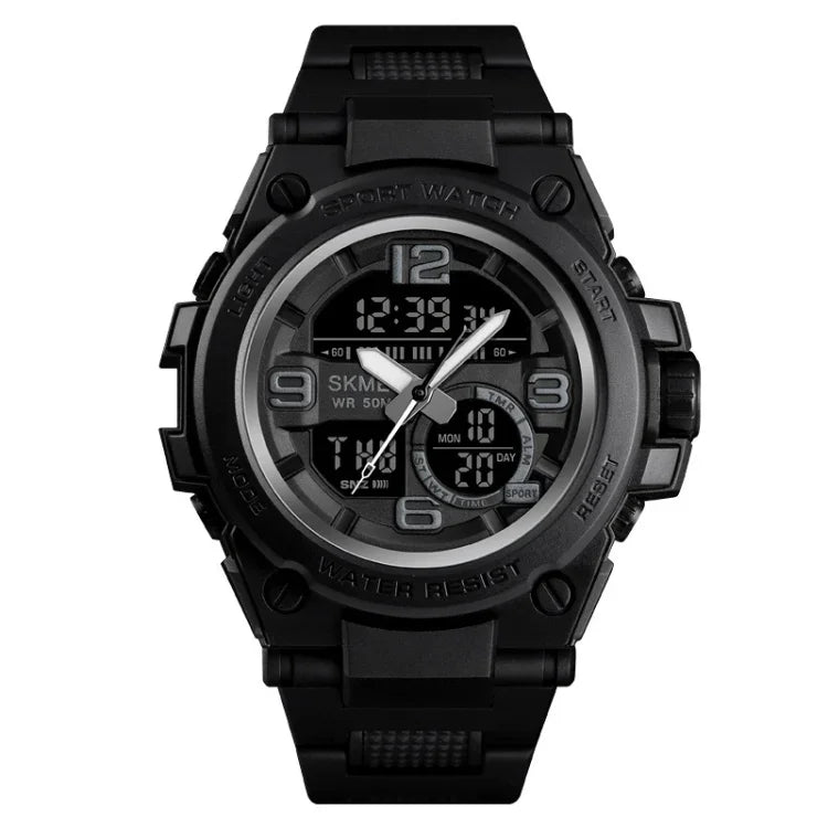 SKMEI 1452 Outdoor Sport Elektronische Multifunktions-Wasserdichte Uhr, Rot, Blau, Schwarz, Golden, Apricot, ArmyGreen