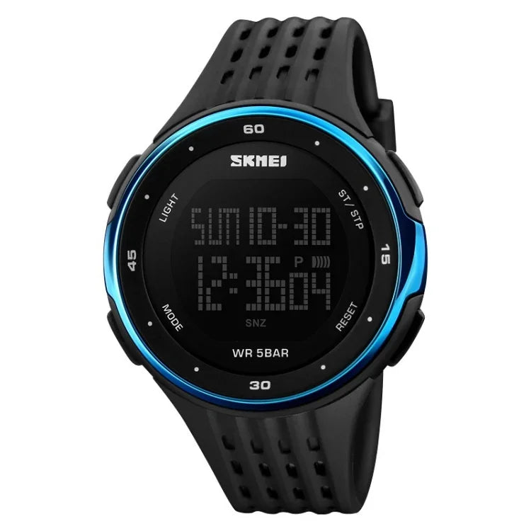 SKMEI 1219 Herren Multi-Funktions-Elektronische Uhr Outdoor Sportuhr, Grün, Blau, Schwarz, Roségold, Silber