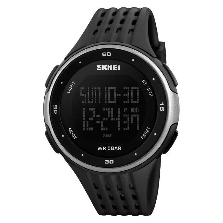 SKMEI 1219 Herren Multi-Funktions-Elektronische Uhr Outdoor Sportuhr, Grün, Blau, Schwarz, Roségold, Silber
