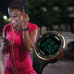 SKMEI 1219 Herren Multi-Funktions-Elektronische Uhr Outdoor Sportuhr, Grün, Blau, Schwarz, Roségold, Silber