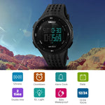 SKMEI 1219 Herren Multi-Funktions-Elektronische Uhr Outdoor Sportuhr, Grün, Blau, Schwarz, Roségold, Silber