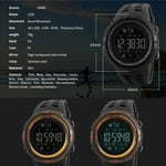 SKMEI 1219 Herren Multi-Funktions-Elektronische Uhr Outdoor Sportuhr, Grün, Blau, Schwarz, Roségold, Silber
