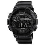 SKMEI 1243 Herren Sportuhr Outdoor Wasserdichte Digitaluhr, Rot, Schwarz, Gold
