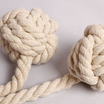 CK12 4 STK Vorhangschnalle Installationsfreie Baumwollrolle Hängende Kugel Vorhangband, Orange, Pink, Grün, Kleber, Gelb, Lila, Grau, Beige, Marineblau, Tiefkaffee, Heller Kaffee