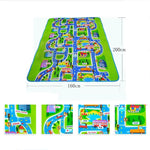 Kinder Teppich Schaumstoffmatte Baby Spielmatte Spielzeug für Kinder Krabbelteppich, 200cmx160cmx5mm