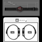 SKMEI 1634 Herren Wasserdichte Uhr Mode Quarz Uhr, schwarzes Mesh-Armband, weißes Mesh-Armband, schwarzes Stahlarmband, weißes Stahlarmband