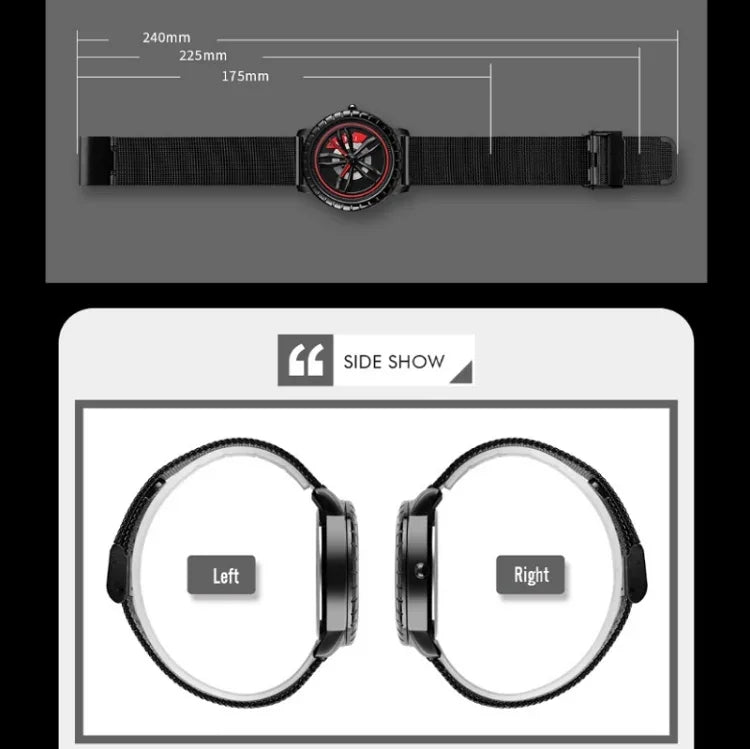 SKMEI 1634 Herren Wasserdichte Uhr Mode Quarz Uhr, schwarzes Mesh-Armband, weißes Mesh-Armband, schwarzes Stahlarmband, weißes Stahlarmband
