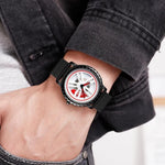 SKMEI 1634 Herren Wasserdichte Uhr Mode Quarz Uhr, schwarzes Mesh-Armband, weißes Mesh-Armband, schwarzes Stahlarmband, weißes Stahlarmband