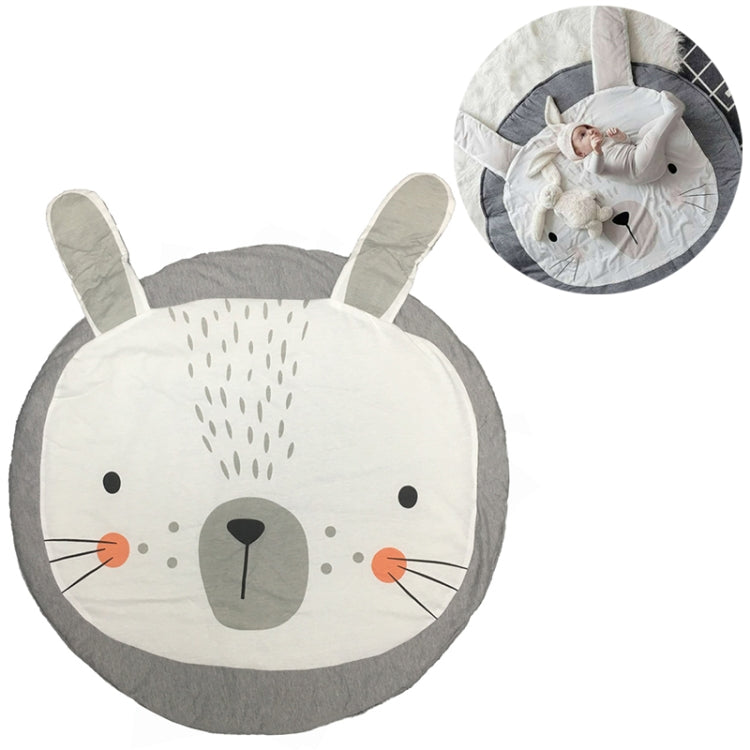 Baby-Spielmatten für Säuglinge, Krabbelteppich für Kinder, Babybettwäsche, Hasen-Decke, Baumwoll-Spielmatte, Kinderzimmer-Dekor, Grau Hase, Fuchs, Koala, Löwe, Hirsch, Schaf, Schwan, Einhorn, Giraffe, Panda, Pinguin, Schmetterling, Tiger, Bär, Rosa Hase