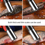 Elektrischer Fischschuppenkratzer Haushalts-Schabewerkzeug, CN-Stecker, Rot, Schwarz