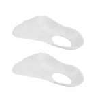 Plattfuß Orthopädische Einlegesohle Fußgewölbeunterstützung Pad Erwachsene Und Kind Fuß Valgus Orthese, L (Weiß)