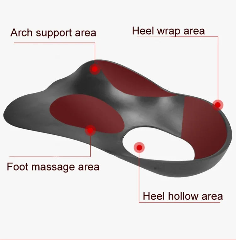 Plattfuß Orthopädische Einlegesohle Fußgewölbeunterstützung Pad Erwachsene Und Kind Fuß Valgus Orthese, L (Weiß)