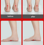 Plattfuß Orthopädische Einlegesohle Fußgewölbeunterstützung Pad Erwachsene Und Kind Fuß Valgus Orthese, L (Weiß)