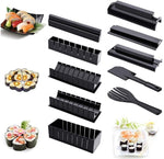 11-in-1 Sushi-Form mit Sushi-Messer, Reisball-Form, DIY Haus Kreatives Sushi-Roll-Set, Sushi-Roll-Set
