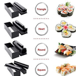 11-in-1 Sushi-Form mit Sushi-Messer, Reisball-Form, DIY Haus Kreatives Sushi-Roll-Set, Sushi-Roll-Set