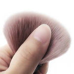 Einzelner kleiner Make-up-Pinsel für Nagellack, Puder, Rouge und loses Puder, Spezifikation: Rosa-Grün-Verlauf, Rosa-Grün-Verlauf, Rot (rotes Haar), Gold (braunes Haar), Gold (braunes Haar), Schwarz (braunes Haar), Rosa (rosa Haar)