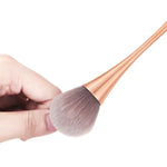 Einzelner kleiner Make-up-Pinsel für Nagellack, Puder, Rouge und loses Puder, Spezifikation: Rosa-Grün-Verlauf, Rosa-Grün-Verlauf, Rot (rotes Haar), Gold (braunes Haar), Gold (braunes Haar), Schwarz (braunes Haar), Rosa (rosa Haar)