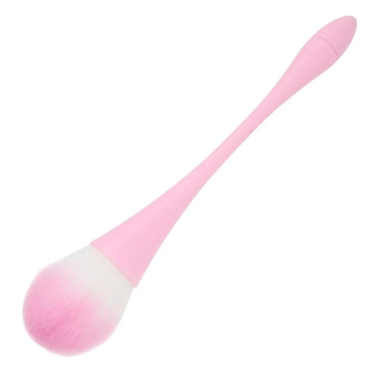 Einzelner kleiner Make-up-Pinsel für Nagellack, Puder, Rouge und loses Puder, Spezifikation: Rosa-Grün-Verlauf, Rosa-Grün-Verlauf, Rot (rotes Haar), Gold (braunes Haar), Gold (braunes Haar), Schwarz (braunes Haar), Rosa (rosa Haar)