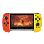 X19 Plus Handheld-Spielkonsole mit 5,1-Zoll-Bildschirm, 8 GB Speicher, TF-Karten-Erweiterung und AV-Ausgang, X19 Plus / Rot+Gelb, X19 Plus / Rot, X19 Plus / Rot+Blau