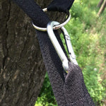 Outdoor Camping Wandern Must-Have Hängematten-Gurtseil Metallschnalle Lastseil, zufällige Farblieferung, PJ077 Hängemattenseil