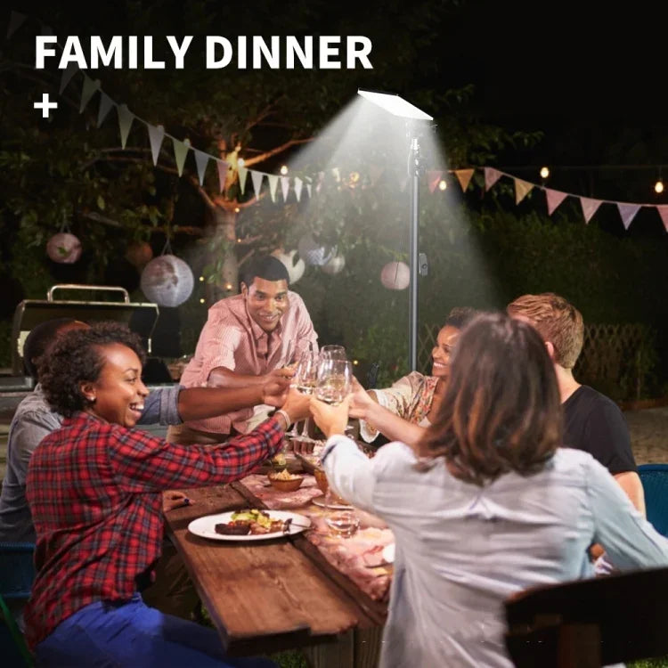 Multifunktionale Tragbare Outdoor-Campinglampe Einstellbare Halterung Arbeitsleuchte