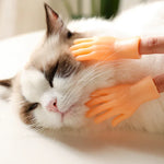 Fingerlinge für die Haustiermassage und Katzenhandschuhe, Fingermassage