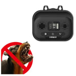 Ultraschall-Bellstopper für Hunde, Hundetrainer für drinnen und draußen, Smart Edition, Schwarz
