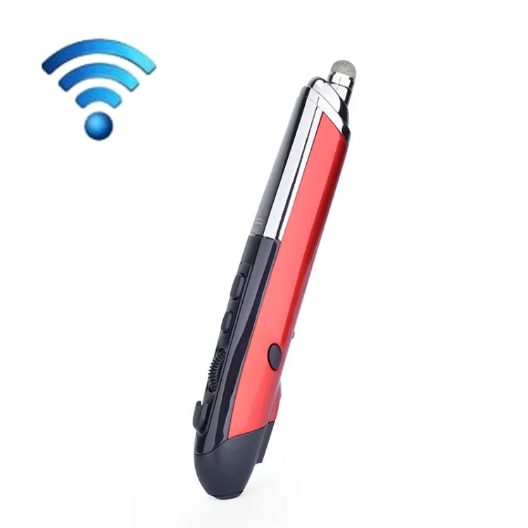 PR-08 1600DPI 6 Tasten 2.4G Kabellose Elektronische Whiteboard-Stift Multi-Funktions-Stift Maus PPT Flip Pen, Weiß, Rot, Blau, Schwarz, Silbergrau