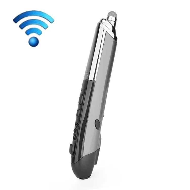 PR-08 1600DPI 6 Tasten 2.4G Kabellose Elektronische Whiteboard-Stift Multi-Funktions-Stift Maus PPT Flip Pen, Weiß, Rot, Blau, Schwarz, Silbergrau