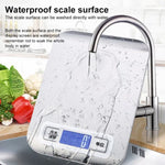 Stainless Steel Small Food Electronic Scale Kitchen Portable Baking Electronic Scale, 5kg/1g (Battery Model White), 5kg/1g (Battery Model Black), 10kg/1g (Battery Model White), 5kg/1g (Rechargeable White), 10kg/1g (Rechargeable White)