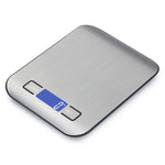 Stainless Steel Small Food Electronic Scale Kitchen Portable Baking Electronic Scale, 5kg/1g (Battery Model White), 5kg/1g (Battery Model Black), 10kg/1g (Battery Model White), 5kg/1g (Rechargeable White), 10kg/1g (Rechargeable White)