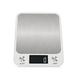 Kleine Küchenwaage aus Edelstahl, elektronische Küchenwaage, 5kg/1g (Schwarz), 10kg/1g (Schwarz), 5kg/1g (Weiß), 10kg/1g (Weiß)