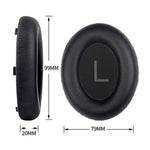Für BOSE NC700 Headset Ohrpolster Headset Schwammhülle, Schwarz, Grau