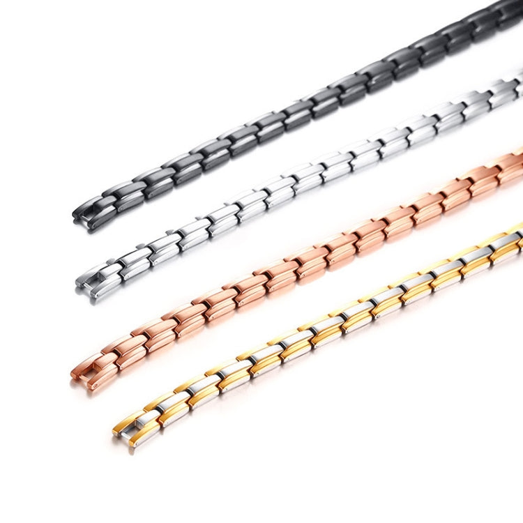 CNC-007 Magnetische Titan-Stahl-Halsketten-Schmuck, CNC-007(Golden), CNC-007(Roségold), CNC-007(Schwarz), CNC-007(Stahlfarbe)