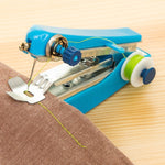 Tragbare Mini-Nähmaschine, kleine Handnähmaschine, Haushalts-Multifunktions-Taschen-Hand-Mikro-Nähmaschine, Zufällige Farblieferung