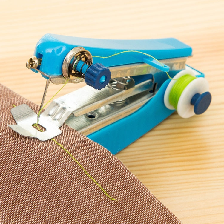 Tragbare Mini-Nähmaschine, kleine Handnähmaschine, Haushalts-Multifunktions-Taschen-Hand-Mikro-Nähmaschine, Zufällige Farblieferung