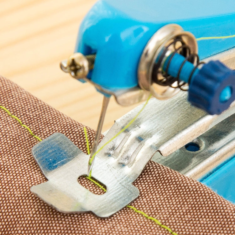 Tragbare Mini-Nähmaschine, kleine Handnähmaschine, Haushalts-Multifunktions-Taschen-Hand-Mikro-Nähmaschine, Zufällige Farblieferung